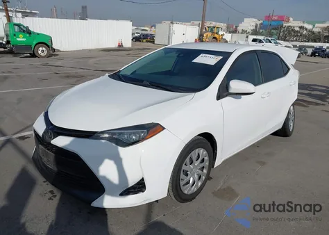 2018 Toyota Corolla Le из США, поврежденный, VIN 5YFBURHE0JP830437